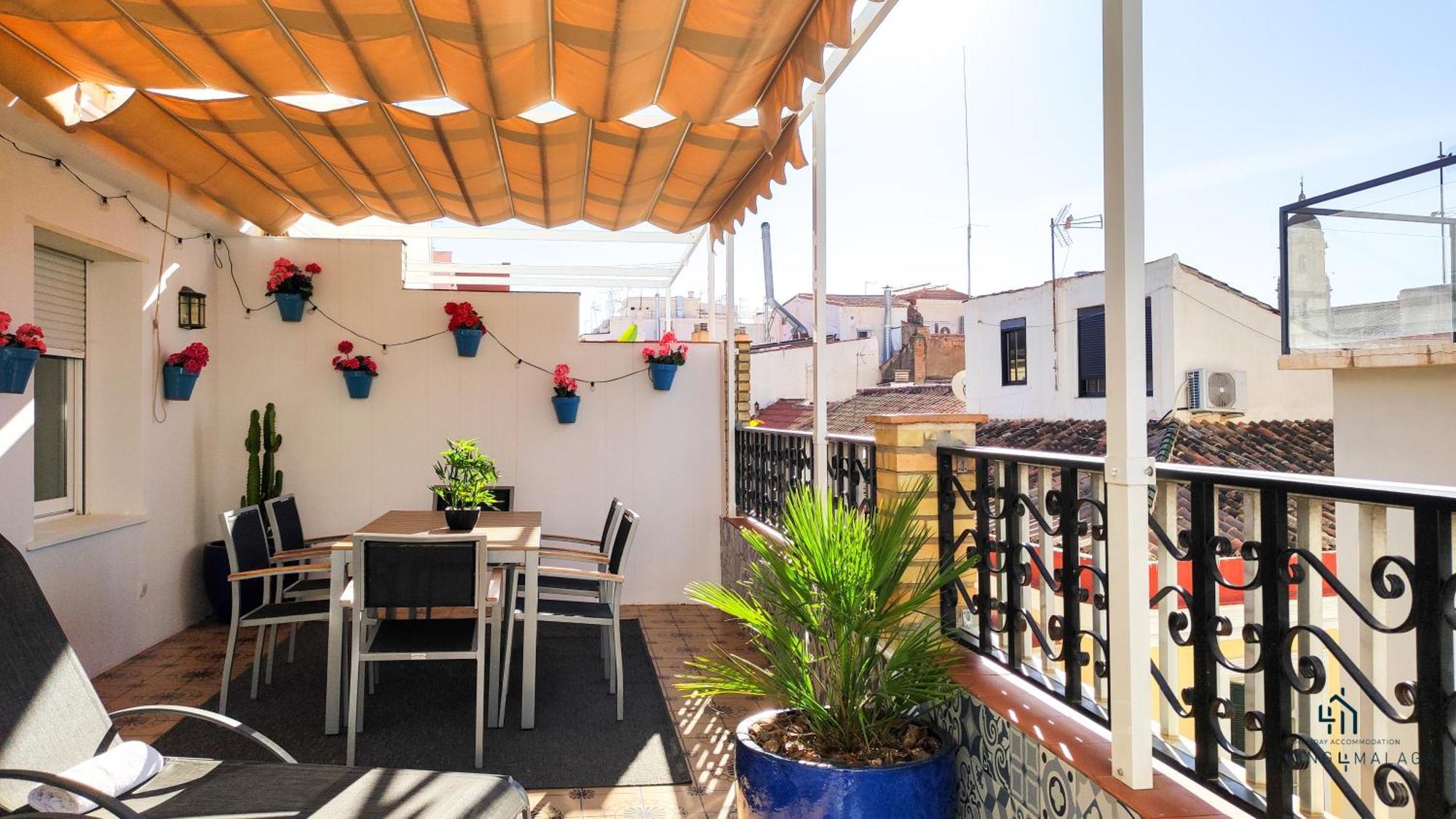 Appartement Living4Malaga Sun&Terrace Penthouse Extérieur photo