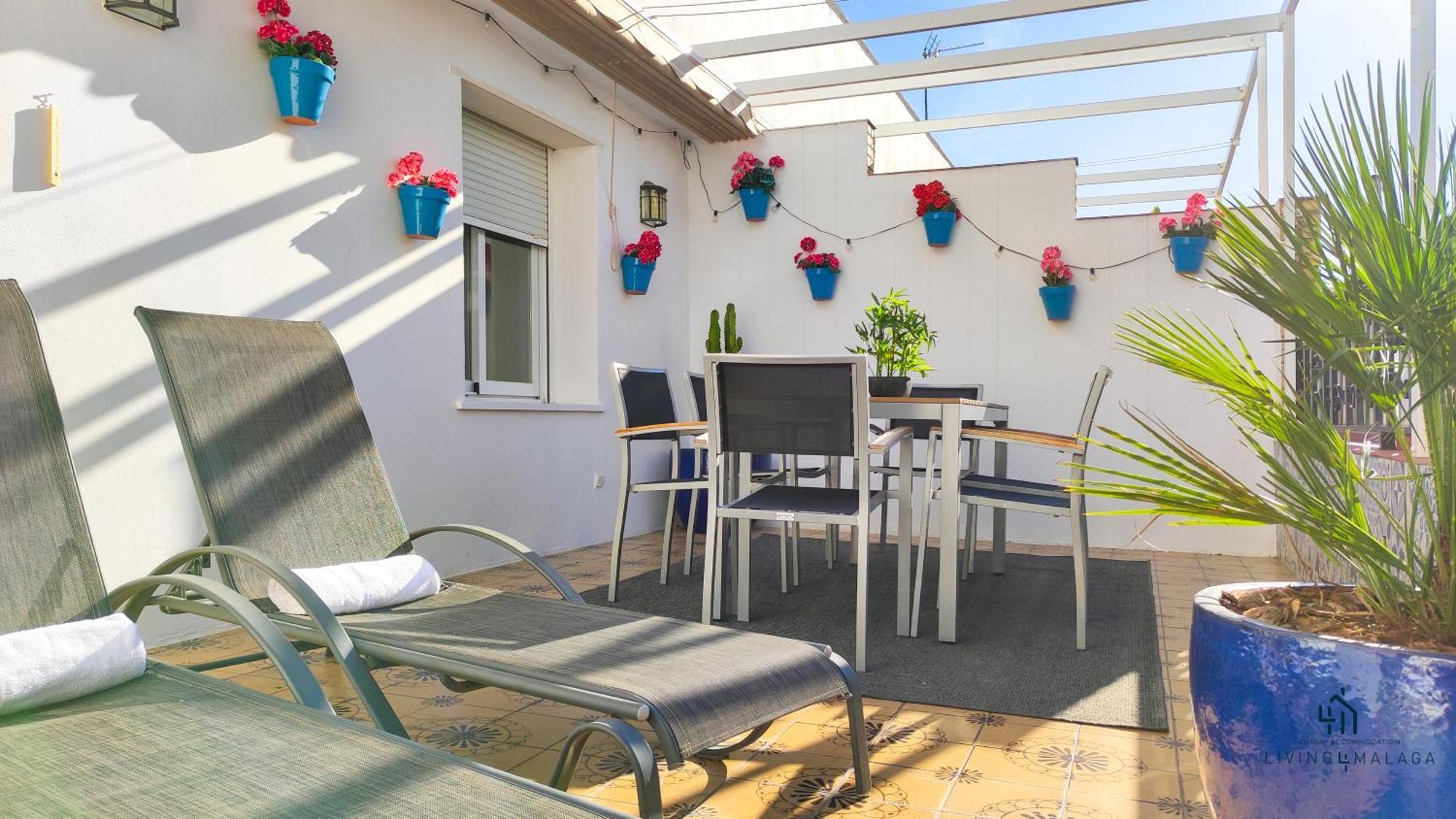 Appartement Living4Malaga Sun&Terrace Penthouse Extérieur photo
